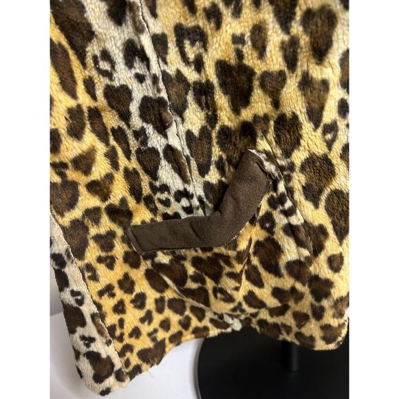 Iz Byer California Reversible Women’s Cheetah Print Jacket Size 7/8 - Picture 9 of 11